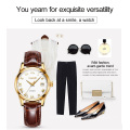 Top Luxury Brand OYALIE Women Mechanical Watch Fashion Genuine Leather Automatic Movt Watch  Relogio Feminino Clock